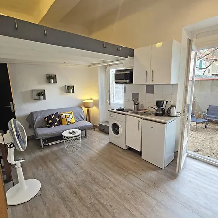 Gregbnb - Climatise - Studio Mezzanine - Cour Exterieure Apartman *